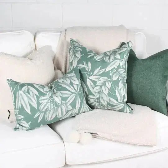 ( Fait au Québec ) - Coussin PHILBOIS ( Vert ) - Coussins Accent mode - $54.99! Literie-Déco et moi 