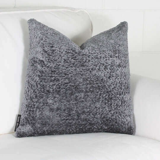 (Fait au Québec) - Coussin SHERPA (6 teintes disponibles) - Coussins Accent mode - $54.95! Literie-Déco et moi 