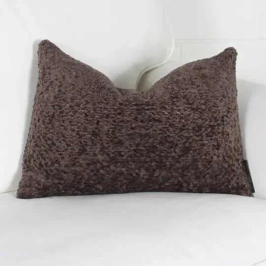 ( Fait au Québec ) - Coussin SHERPA ( 6 teintes disponibles ) - Literie - Déco et moi