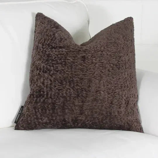 ( Fait au Québec ) - Coussin SHERPA ( 6 teintes disponibles ) - Literie - Déco et moi