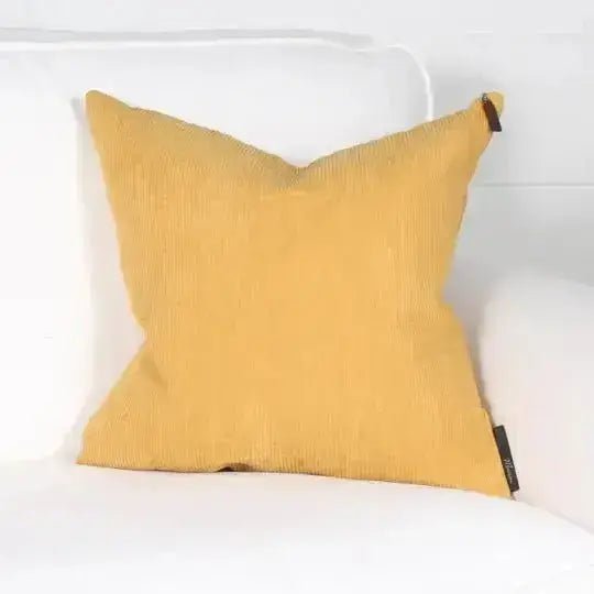 ( Fait au Québec )- Coussins CORDUROY  ( 2 formats disponibles ) - Coussins Accent mode - Literie-Déco et moi 