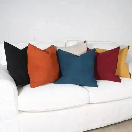 ( Fait au Québec )- Coussins CORDUROY  ( 2 formats disponibles ) - Coussins Accent mode - Literie-Déco et moi 