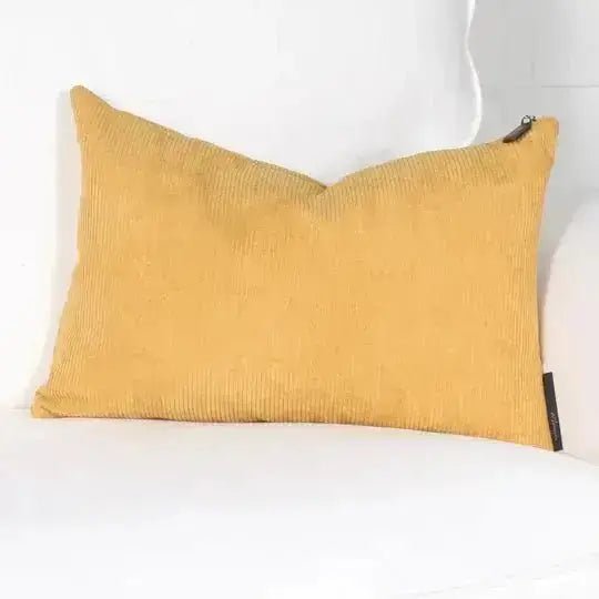( Fait au Québec )- Coussins CORDUROY  ( 2 formats disponibles ) - Coussins Accent mode - Literie-Déco et moi 