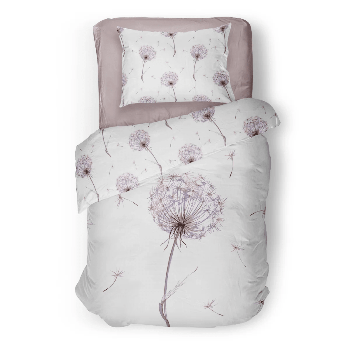 (FAIT AU QUEBEC) Dandelions - Couvre - lit pour enfants - Literie - Déco et moi