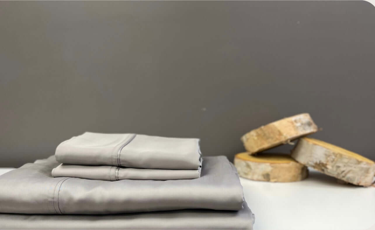 ( Fait au Québec ) Draps de rayonne de bouleau/coton SUPIMA ( 400 fils) Draps  ,disponible chez Literie-Déco et moi 
