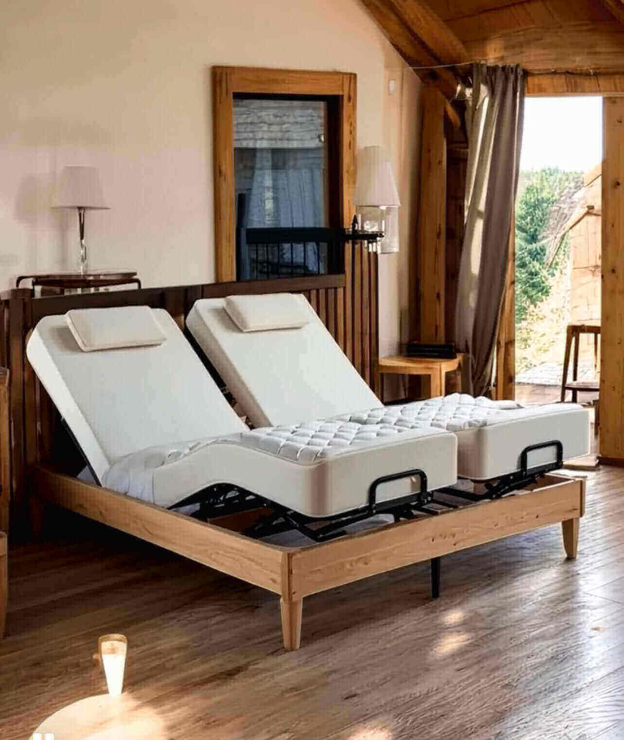 (FAIT AU QUÉBEC)  Draps en percale poly-coton (200 fils) Pour lit électrique /articulé- JUMEAU XL, QUEEN OU KING - Draps Zénima - $121.99! Literie-Déco et moi 