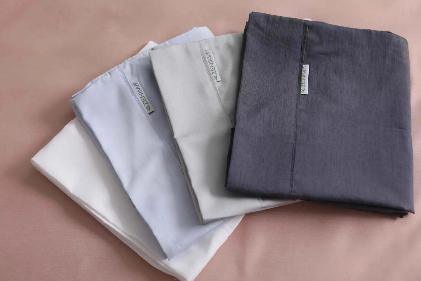 ( Fait au Québec )Ensemble de draps rayonne de bambou / microfibre KALYA (  180 fils ) - Draps Zénima - $79.95! Literie-Déco et moi 