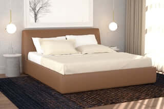 FAIT AU QUÉBEC - Ensemble de housse de couette EFFET LIN ( Beige ) - Literie - Déco et moi