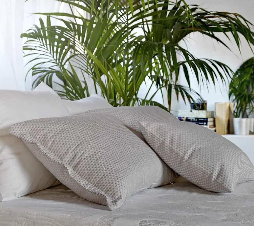 FAIT AU QUÉBEC-Ensemble de housse de couette SAPHORA (Gris) Housse de couette  ,disponible chez Literie-Déco et moi 