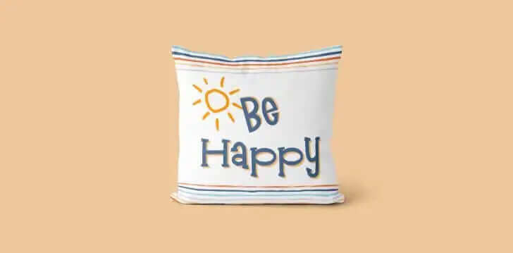 ( Fait au Québec) Ensemble de literie et accessoires pour bébé - BE HAPPY - Literie bébés Textile Patlin - Literie-Déco et moi 