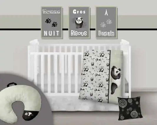 ( Fait au Québec) Ensemble de literie et accessoires pour bébé - DOUX REVES - Literie bébés Textiles Patlin - Literie-Déco et moi 