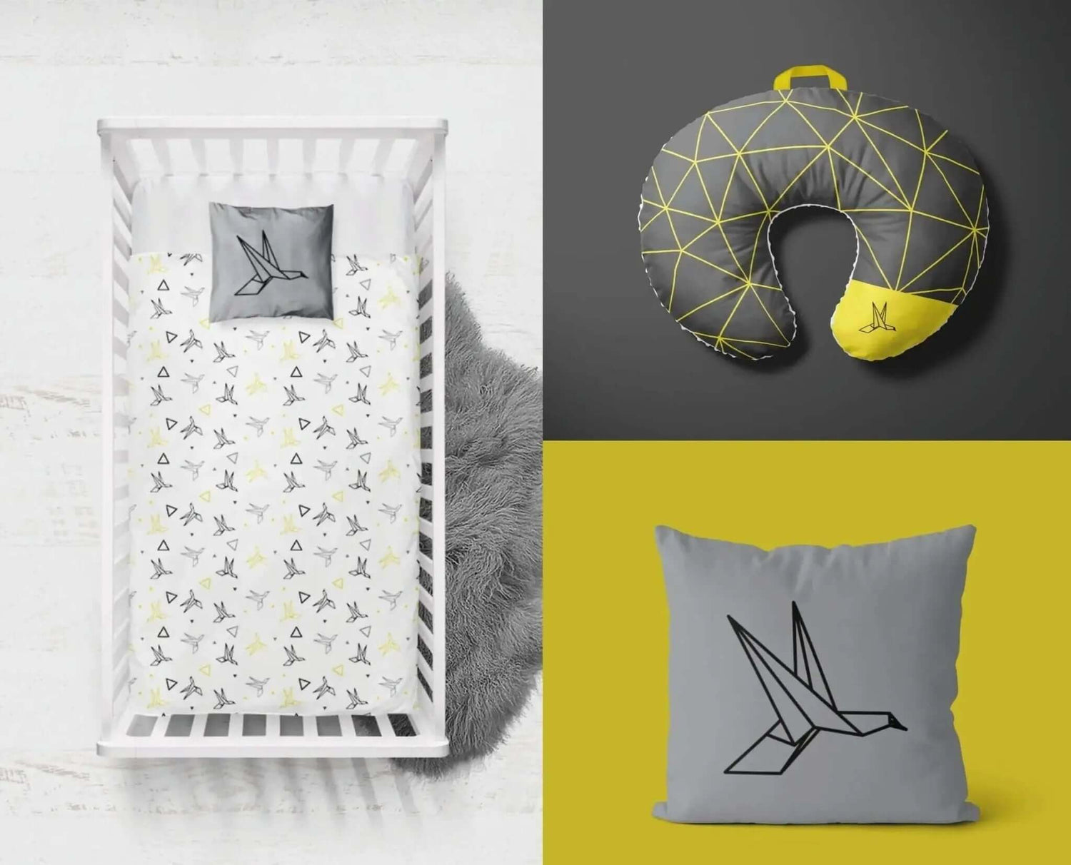 ( Fait au Québec) Ensemble de literie et accessoires pour bébé - ENVOL - Literie bébés Textiles Patlin - Literie-Déco et moi 