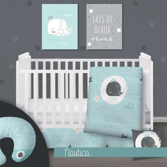 ( Fait au Québec) Ensemble de literie et accessoires pour bébé - NAUTICA - Literie - Déco et moi
