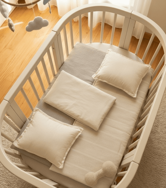 (Fait au Québec) Ensemble de literie pour bébé EMMA - Douillette bébé Chéné-Sasseville - Literie-Déco et moi 