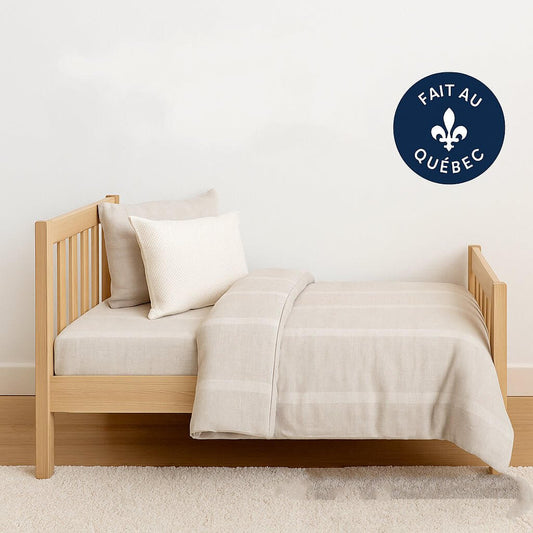 (Fait au Québec) Ensemble de literie pour enfants EMMA Housse de couette enfant ,disponible chez Literie-Déco et moi