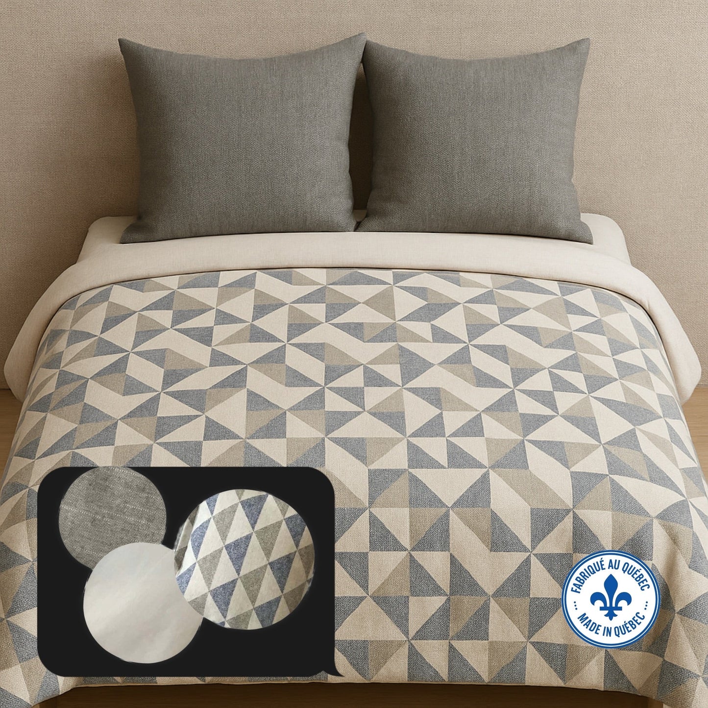 ( Fait au Québec) Ensemble de literie pour enfants JULES Housse de couette enfant  ,disponible chez Literie-Déco et moi 