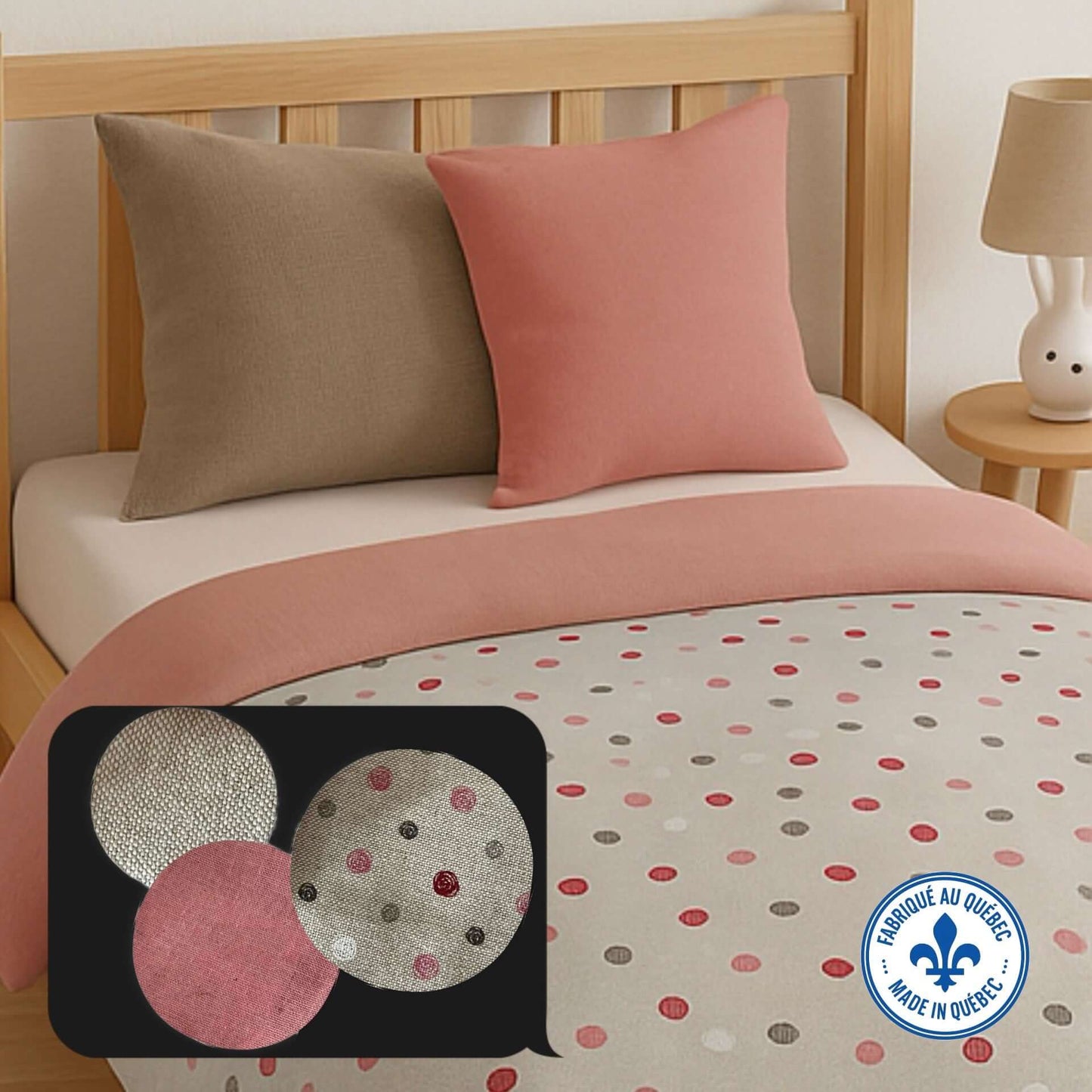 (Fait au Québec) Ensemble de literie pour enfants PICO - Housse de couette enfant Literie & Déco et moi - $239.99! Literie-Déco et moi 