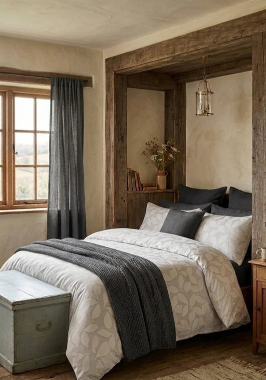 FAIT AU QUÉBEC- Housse de couette LYSA ( Beige ) - Housse de couette CHÉNÉ - $279.99! Literie-Déco et moi 