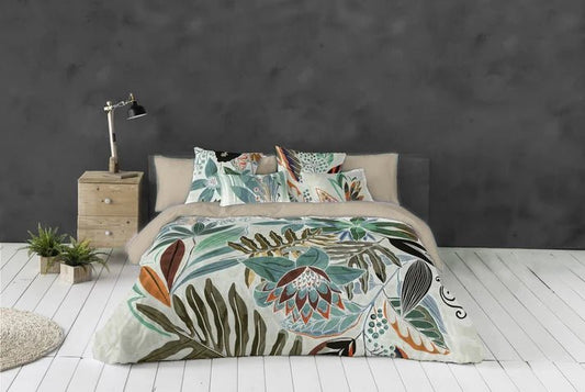 (Fait au Québec) Housse de couette TULUM (Ensemble 4 pièces ) - Housse de couette CHÉNÉ - $249.99! Literie-Déco et moi