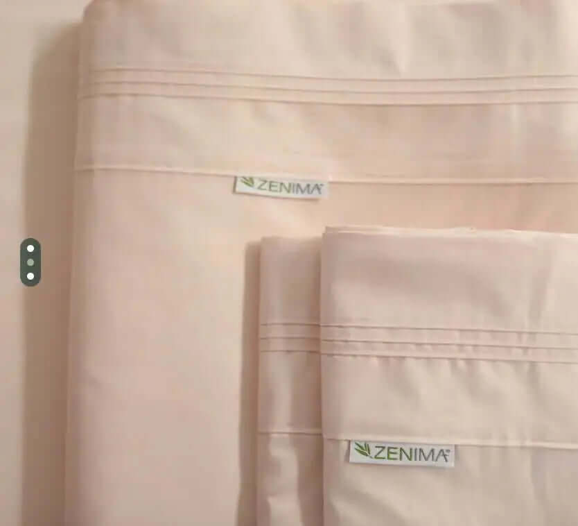 (FAIT AU QUÉBEC)  Ensemble draps rayonne de bambou / coton égyptien LOUXOR  ( 330fils )- 6 teintes disponibles - Draps Zénima - $174.95! Literie-Déco et moi 