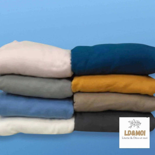 ( Fait au Québec )- Ensemble draps SANTÉ CONFORT PLUS  ( 6 couleurs) Draps  ,disponible chez Literie-Déco et moi 