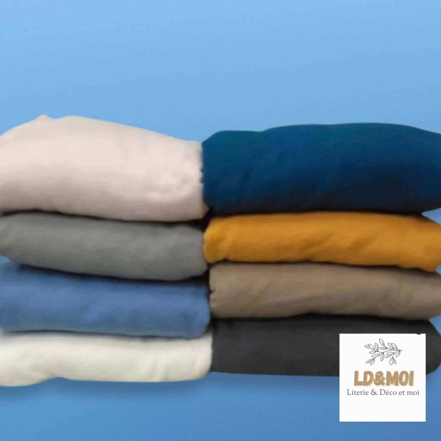 ( Fait au Québec ) - Ensemble draps SANTÉ CONFORT PLUS ( 6 couleurs) - Literie - Déco et moi