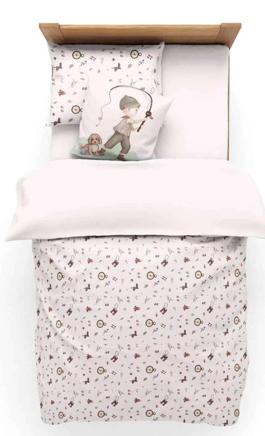 ( Fait au Québec) Ensemble housse de couette - CAMPING - housses de couette enfants Atelier la Fée - $29.95! Literie-Déco et moi 