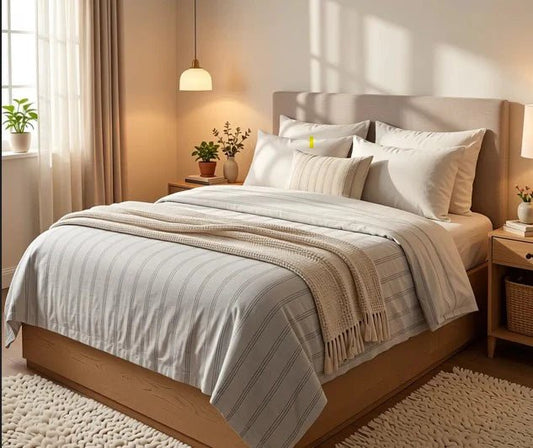 (FAIT AU QUÉBEC) - Ensemble housse de couette ROMY - Housse de couette Literie & Déco et moi - $249.99! Literie-Déco et moi 