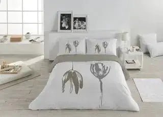 ( Fait au Québec ) Housse de couette BRUNELLE ( Ensemble 4 pièces ) - Housse de couette CHÉNÉ - $239.99! Literie-Déco et moi