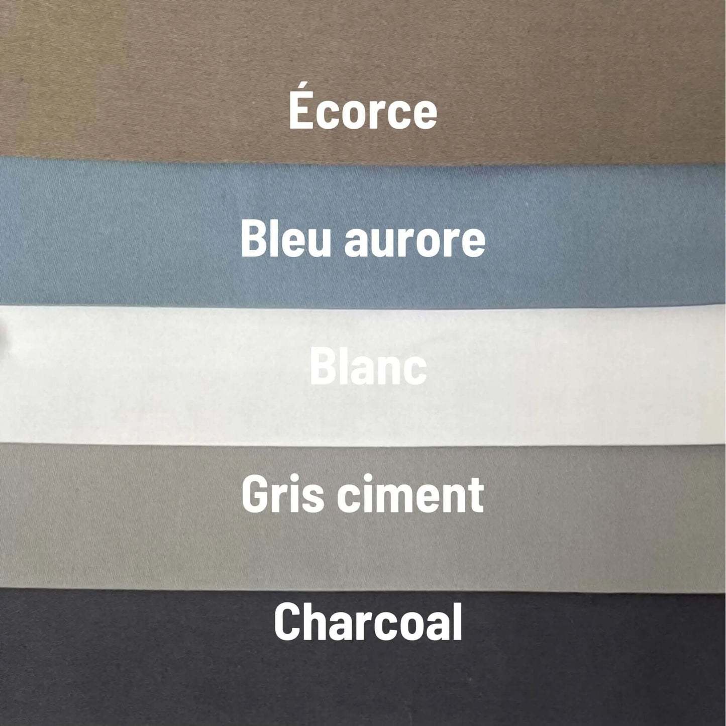 ( Fait au Québec ) Ensemble draps coton satiné , 300 fils ( 100% coton ) - Draps Zénima - Literie-Déco et moi 
