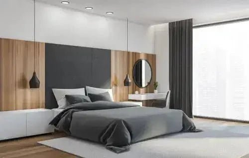 ( Fait au Québec ) Housse de couette en 100% coton satiné ( 300fils) - 5 teintes disponibles - Literie - Déco et moi