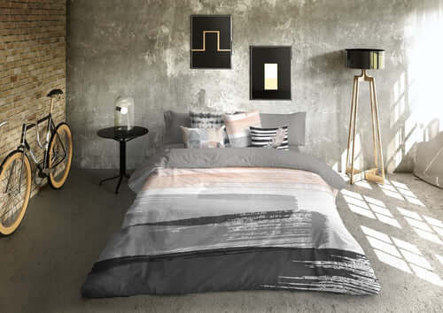 (Fait au Québec) Housse de couette KARELLE( Ensemble 4 pièces ) - Literie - Déco et moi