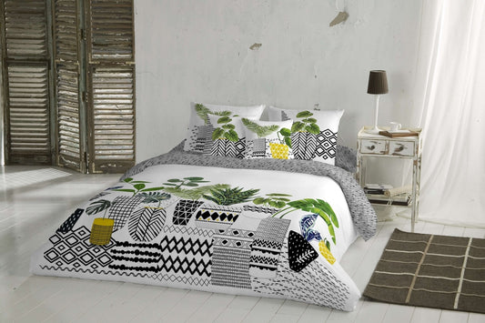 (Fait au Québec) Housse de couette KENTIA ( Enemble 4 pièces ) - Literie - Déco et moi