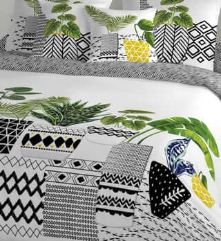 (Fait au Québec) Housse de couette KENTIA ( Enemble 4 pièces ) - Literie - Déco et moi