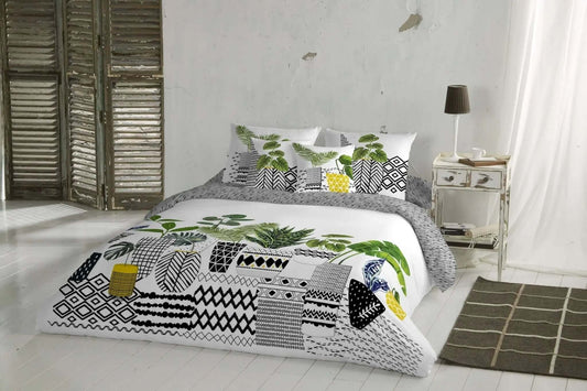 (Fait au Québec) Housse de couette KENTIA ( Enemble 4 pièces ) - Housse de couette CHÉNÉ - $249.99! Literie-Déco et moi