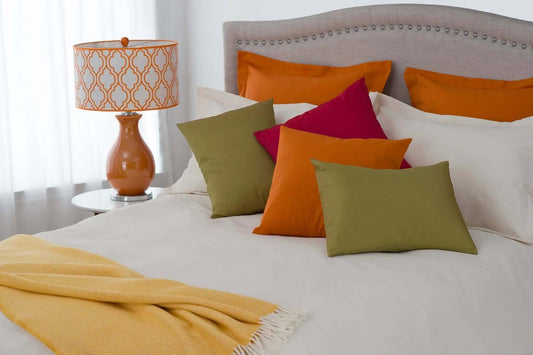 FAIT AU QUÉBEC- Housse de couette MAHÉ ( Blanc cassé) - Housse de couette CHÉNÉ - $249.99! Literie-Déco et moi 