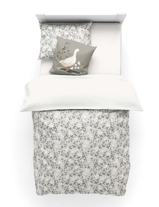 ( Fait au Québec) Housse de couette - OIES ET MARGUERITES - Literie - Déco et moi