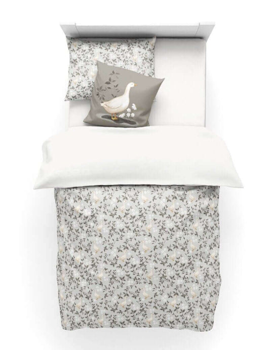 ( Fait au Québec) Housse de couette - OIES ET MARGUERITES - housses de couette enfants Atelier la Fée - $29.95! Literie-Déco et moi 