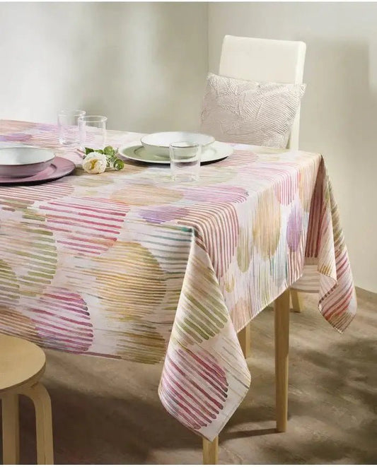  ( Fait au Québec) Nappe téflon Fiore de Literie & Déco et moi – PRODUIT  de qualité chez Literie & Déco et Moi