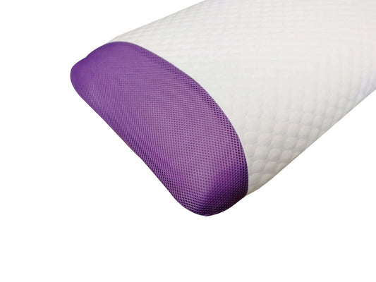 ( Fait au Québec ) Oreiller mousse mémoire aération innovatrice- LAVANDE Oreillers  ,disponible chez Literie-Déco et moi 