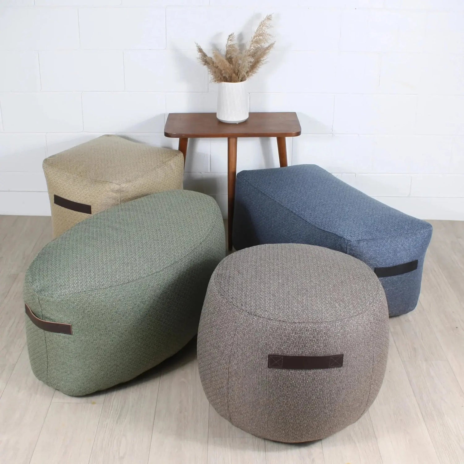FAIT AU QUÉBEC- Pouf rectangulaire NORDIC ( 7 teintes disponibles ) - coussins Marie Dooley - Literie-Déco et moi 