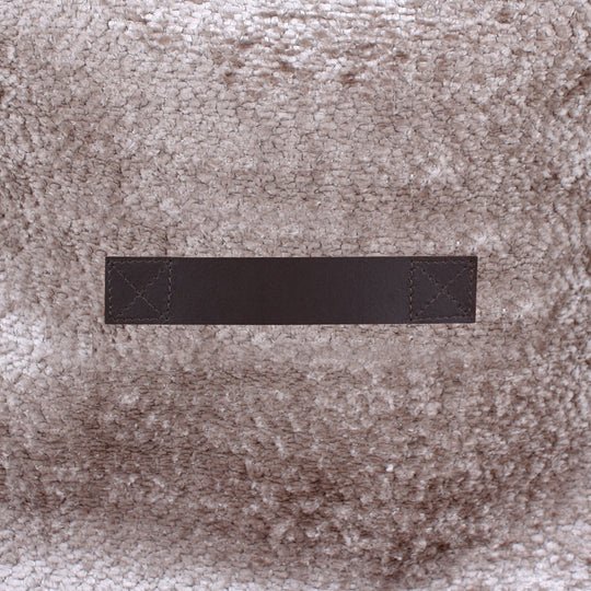  FAIT AU QUÉBEC- Pouf rond Sherpa  ( 6 teintes disponibles ) de Marie Dooley – PRODUIT  de qualité chez Literie & Déco et Moi