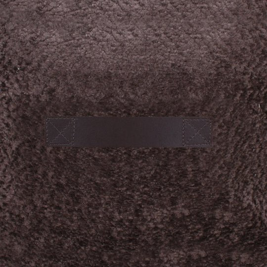  FAIT AU QUÉBEC- Pouf rond Sherpa  ( 6 teintes disponibles ) de Marie Dooley – PRODUIT  de qualité chez Literie & Déco et Moi