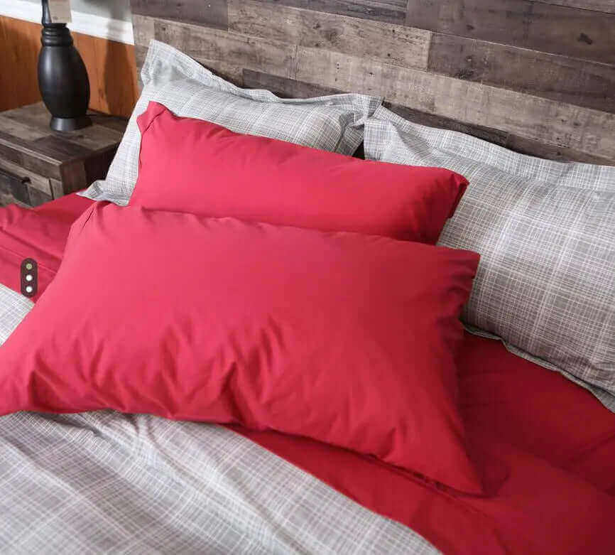 ( Fait au Québec )Pour lit électrique JUMEAU XL - Housse de couette BALNAO(220 fils ) - 12 teintes disponibles - Literie - Déco et moi