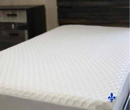 ( Fait au Québec )-Pour lit électrique- Protège-matelas POLAIRE( Coté extensible et avec élastique tout autour) - protège-matelas Zénima - Literie-Déco et moi 