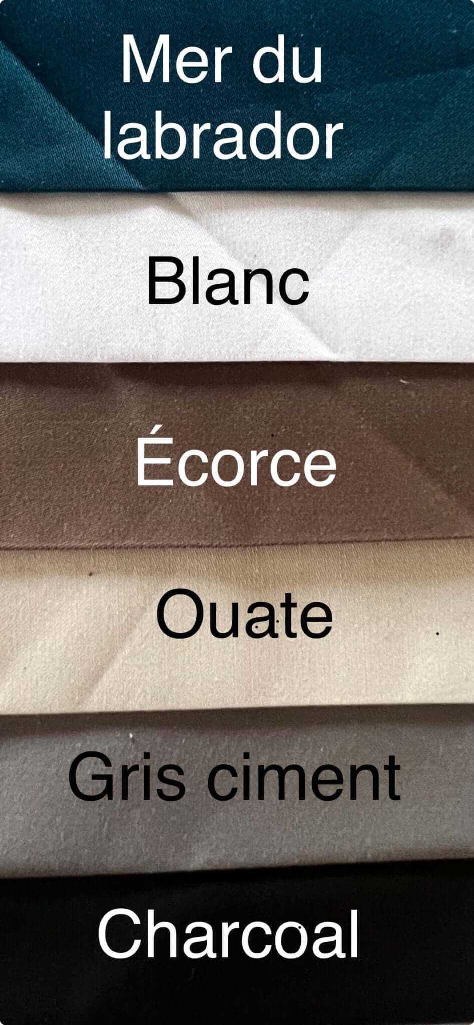 (FAIT QUEBEC) - Draps BORÉALY ( rayonne bouleau/polyester )( 300 fils ) - Pour lit /lectrique / articulé - JUMEAU XL, QUEEN ou KING - Literie - Déco et moi