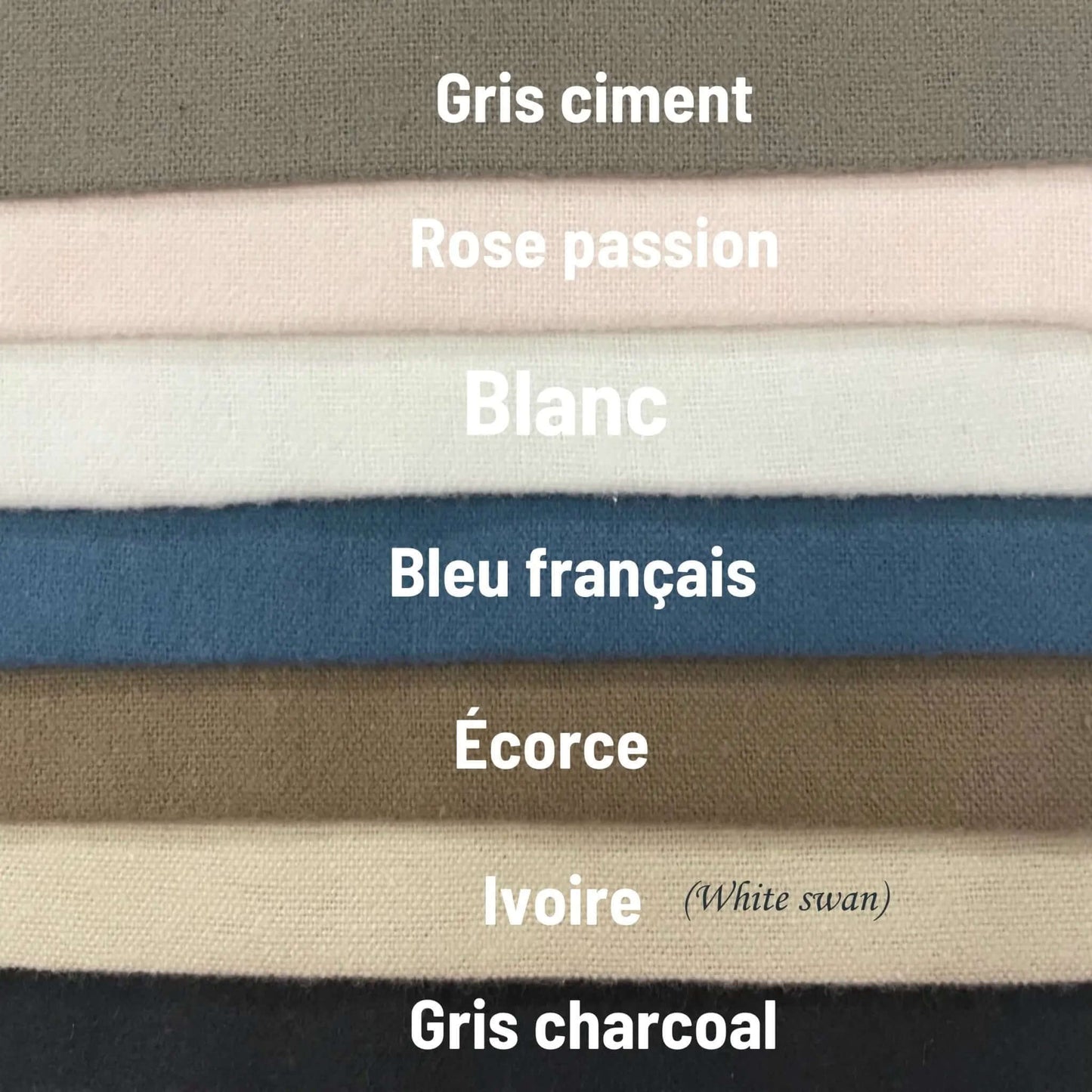( Fait au Québec )- Ensemble draps FLANELLE  ( 7 teintes ) - Draps Zénima - Literie-Déco et moi 