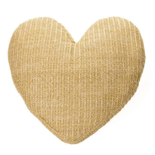Gros coussin décoratif en coeur VALENTIN- par Brunelli - coussins Brunelli - Literie-Déco et moi 