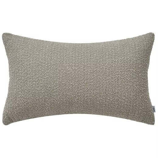 Housse BOUCLÉ (Taupe ) 12'' X 20'' - coussins Livia - Literie-Déco et moi