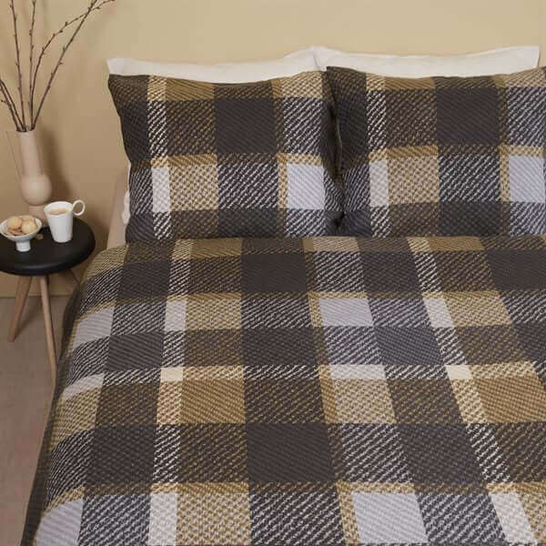 Housse de couette à carreaux CITY- Par Brunelli - Housse de couette Brunelli - Literie-Déco et moi 